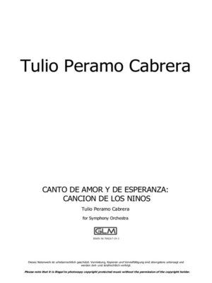 cover image of Canto de amor y de esperanza